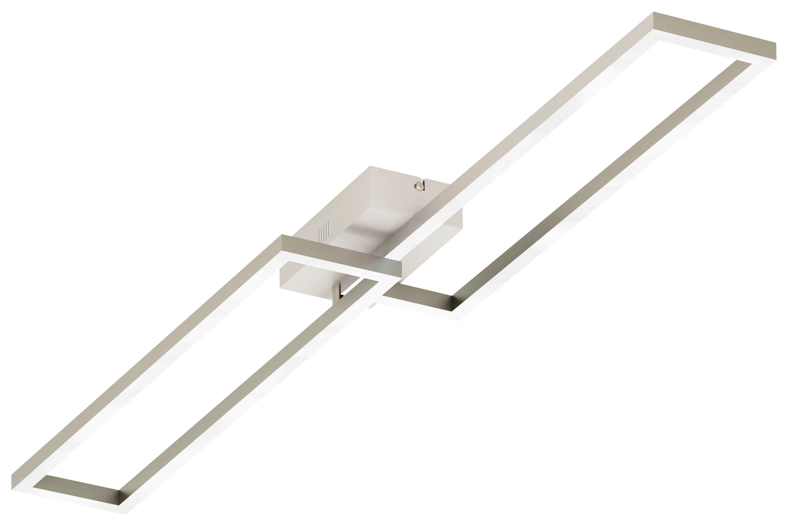 LED-DECKENLEUCHTE  24,4/7,8/110 cm   - Silberfarben, Design, Metall (24,4/7,8/110cm) - Tint
