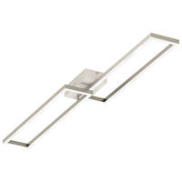 LED-DECKENLEUCHTE  24,4/7,8/110 cm   - Silberfarben, Design, Metall (24,4/7,8/110cm) - Tint