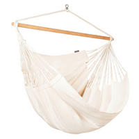 HÄNGESESSEL kingsize cotton 140/170/210 cm  - Weiß, KONVENTIONELL, Holz/Textil (140/170/210cm) - La Siesta