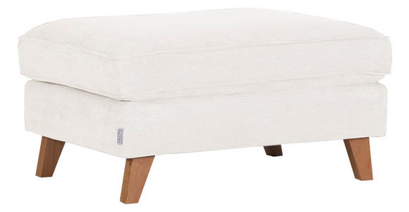 HOCKER Cord Naturfarben - Buchefarben/Naturfarben, Design, Holz/Textil (93/47/65cm) - Carryhome