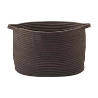 AUFBEWAHRUNGSKÖRBCHEN 27/24/38 cm     - Dunkelbraun, Basics, Textil (27/24/38cm) - Aquanova