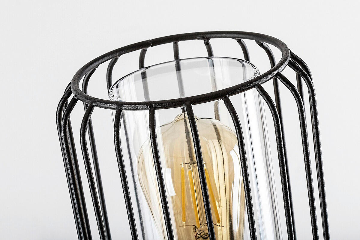 SVJETILJKA PODNA VANJSKA TARPA  - prozirno/crna, Basics, metal/plastika (13,5/100cm)