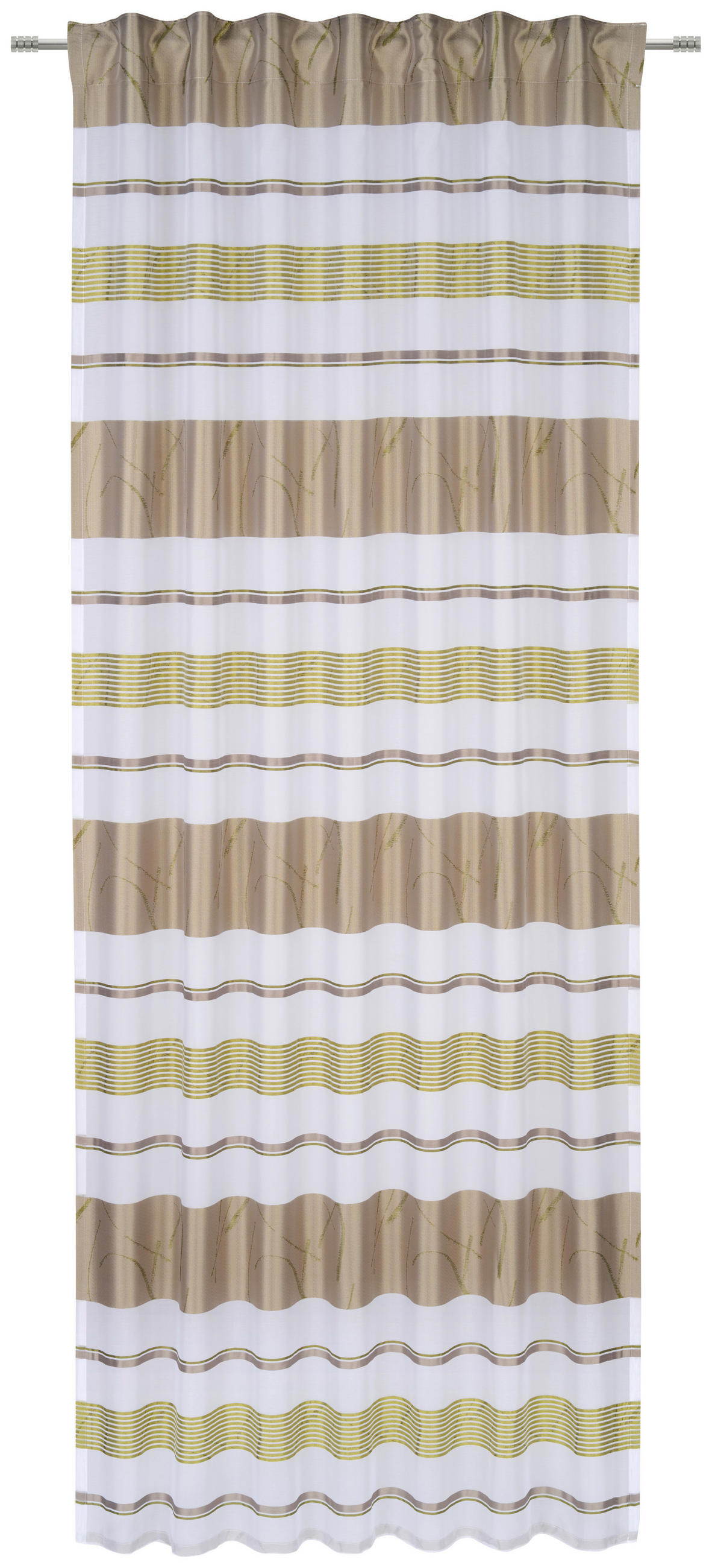 GOTOVA ZAVESA zelena - zelena, Konvencionalno, tekstil (140/245cm) - Esposa