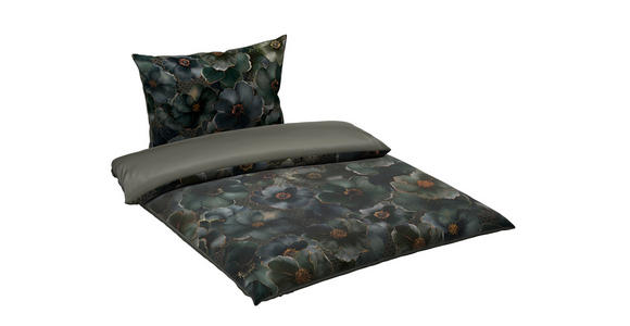 BETTWÄSCHE 334984 DECORUM GR 140X200 - Schwarz, Basics, Textil (140/200cm) - Novel