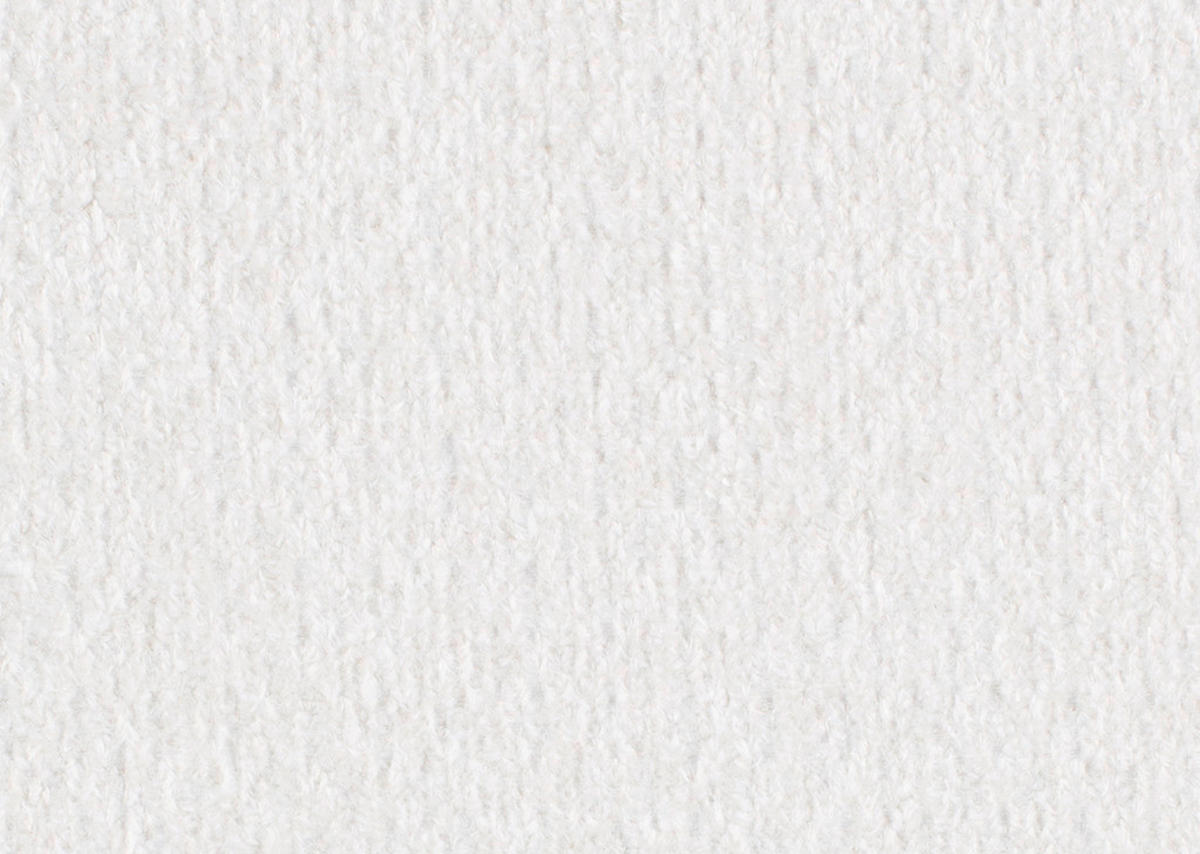 ECKSOFA in Chenille Creme  - Creme/Schwarz, KONVENTIONELL, Textil/Metall (291/153cm) - Hom`in