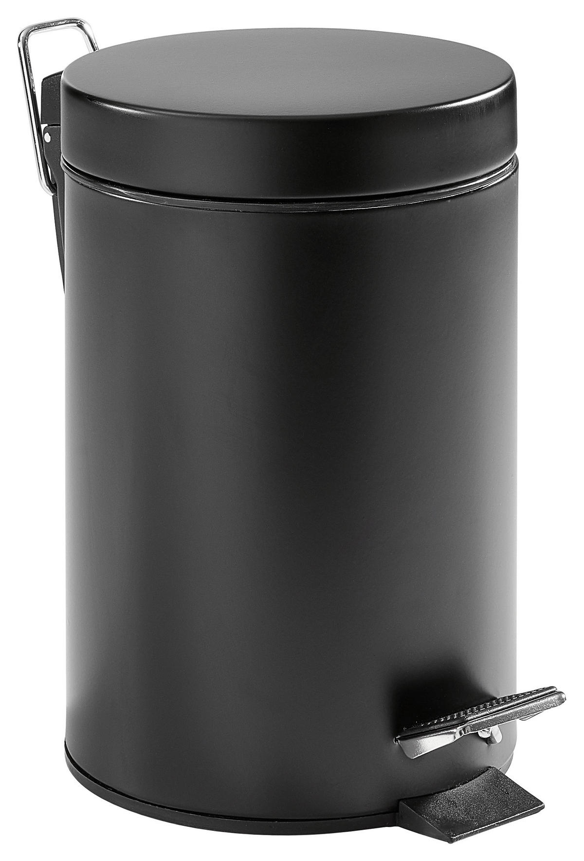 KOSMETIKEIMER 3 l  Metall  - Schwarz/Graphitfarben, Basics, Kunststoff/Metall (16/26cm) - Kela