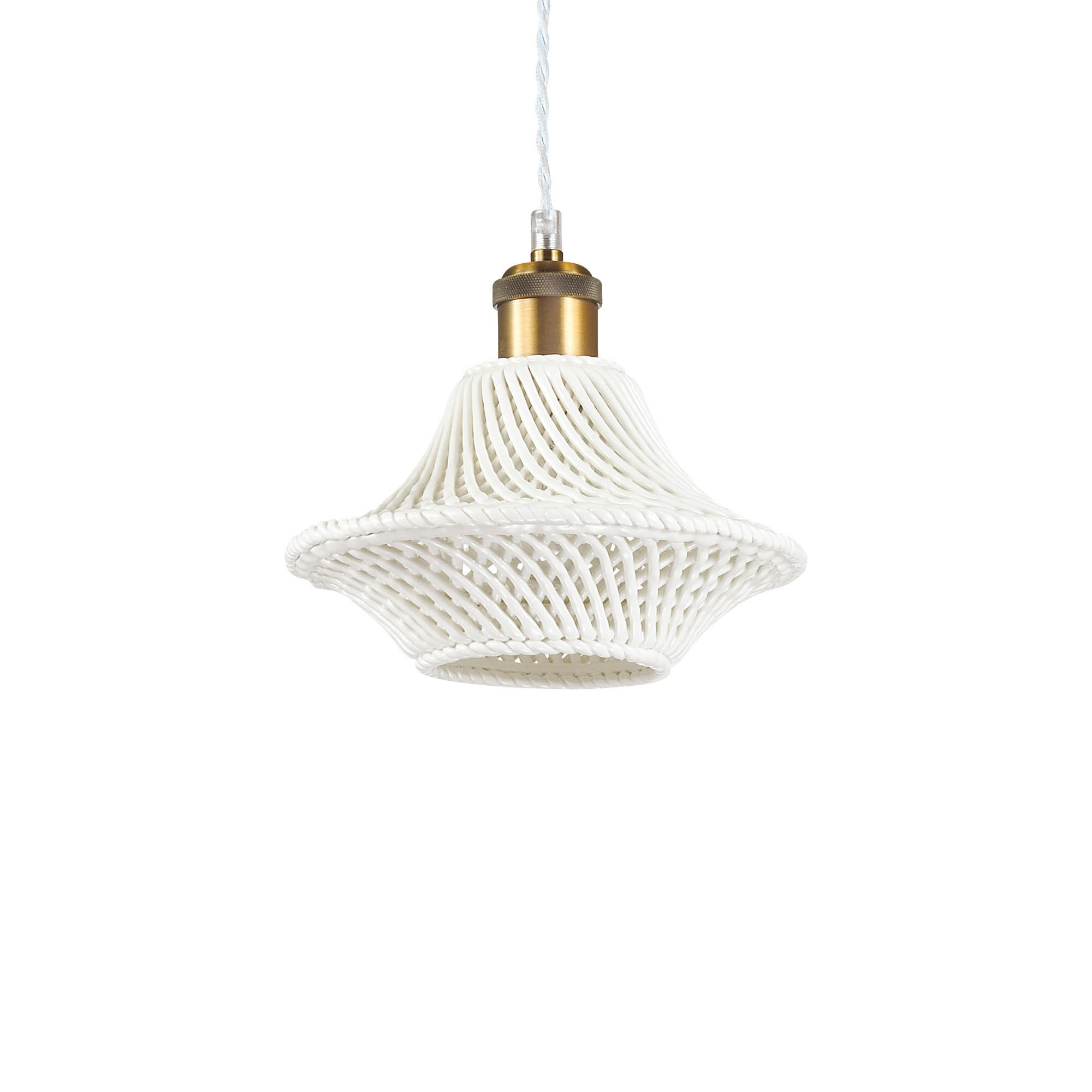 SVJETILJKA VISEĆA  21/43/218 cm      Lugano  - bijela, Trend, metal/keramika (21/43/218cm)