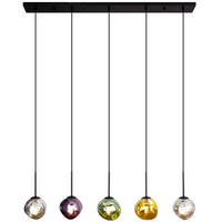 HÄNGELEUCHTE Canopus 115/15/150 cm   - Multicolor, Basics, Glas (115/15/150cm)
