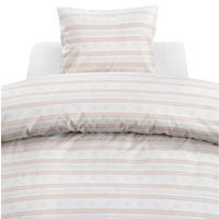 PÅSLAKANSET 150/200 cm  - vit/ljusrosa, Basics, textil (150/200cm)