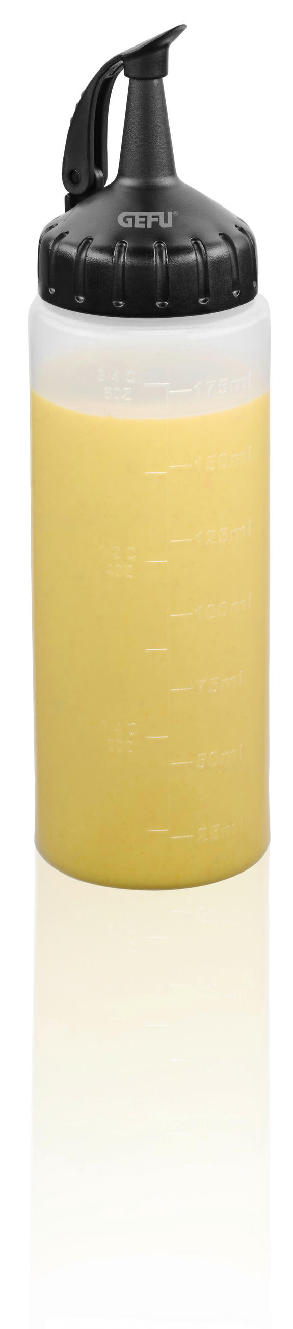 FLAŠICA ZA ULJE/SIRĆE  plastika  - providno/crna, Dizajnerski, plastika (5/17,5cm) - Gefu