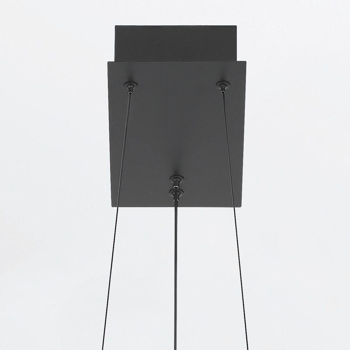KRONLEUCHTER 20/105/27,5 cm    - Schwarz, Design, Kunststoff/Metall (20/105/27,5cm) - Elstead Lighting