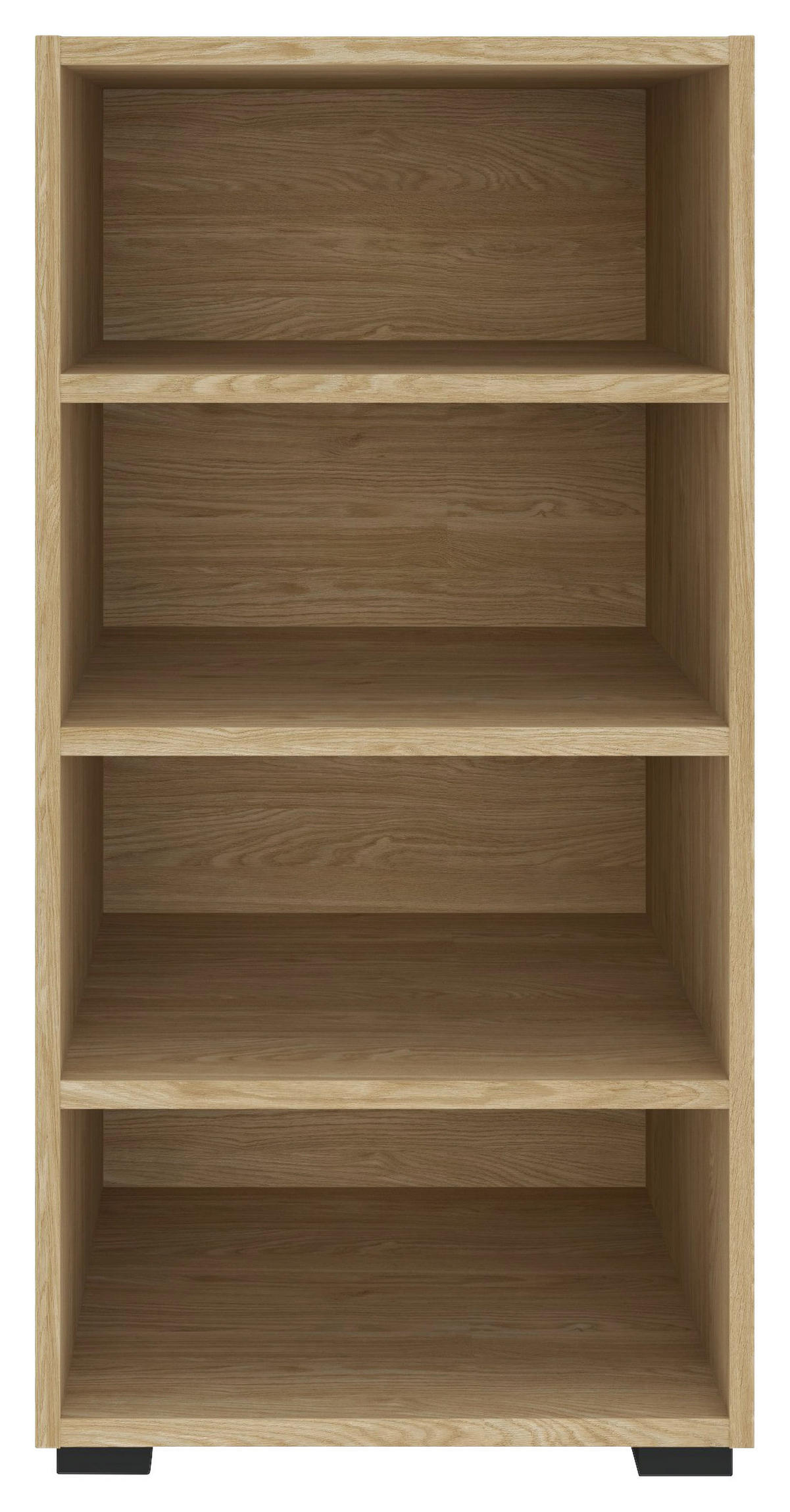 POLC 46/90/40 cm tölgyfa  - fekete/tölgyfa, Konventionell, műanyag/faalapú anyag (46/90/40cm) - Hom`in