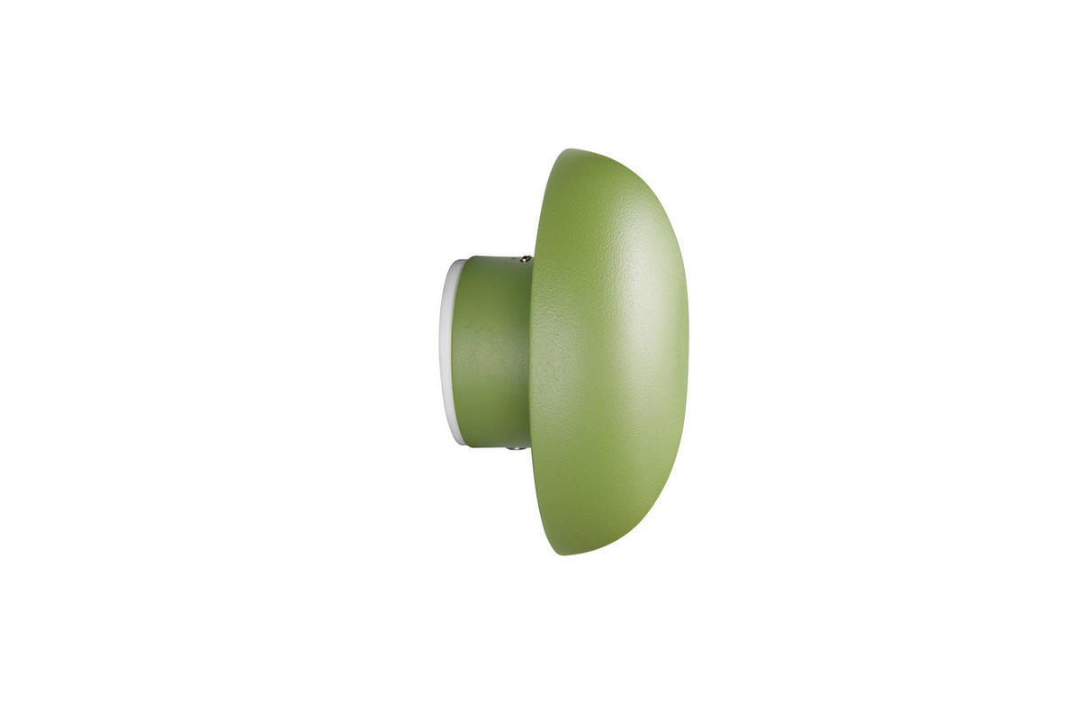 LED-WANDLEUCHTE - Grün, Design, Metall (15,5/8,4cm)