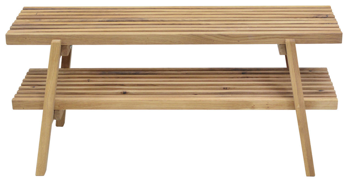 KLUPA ZA PREDSOBLJE  boje hrasta  drvo  - boje hrasta, Natur, drvo (100/45/40cm)