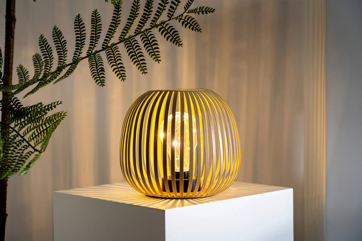 SOLARLEUCHTE Dotti 20/18 cm  - Klar/Schwarz, Basics, Kunststoff/Metall (20/18cm) - Ambia Garden