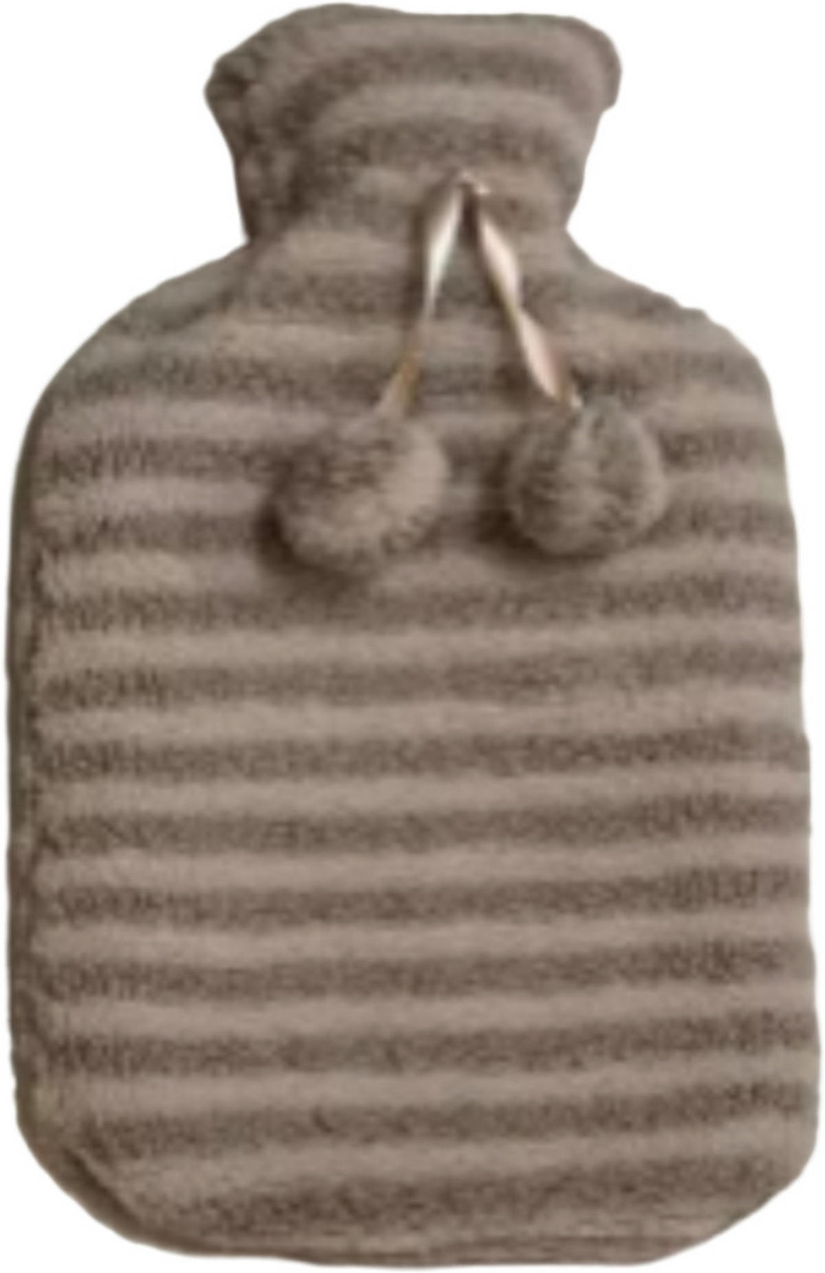 WÄRMFLASCHE  - Beige, LIFESTYLE, Kunststoff/Textil (20/32,7cm) - X-Mas