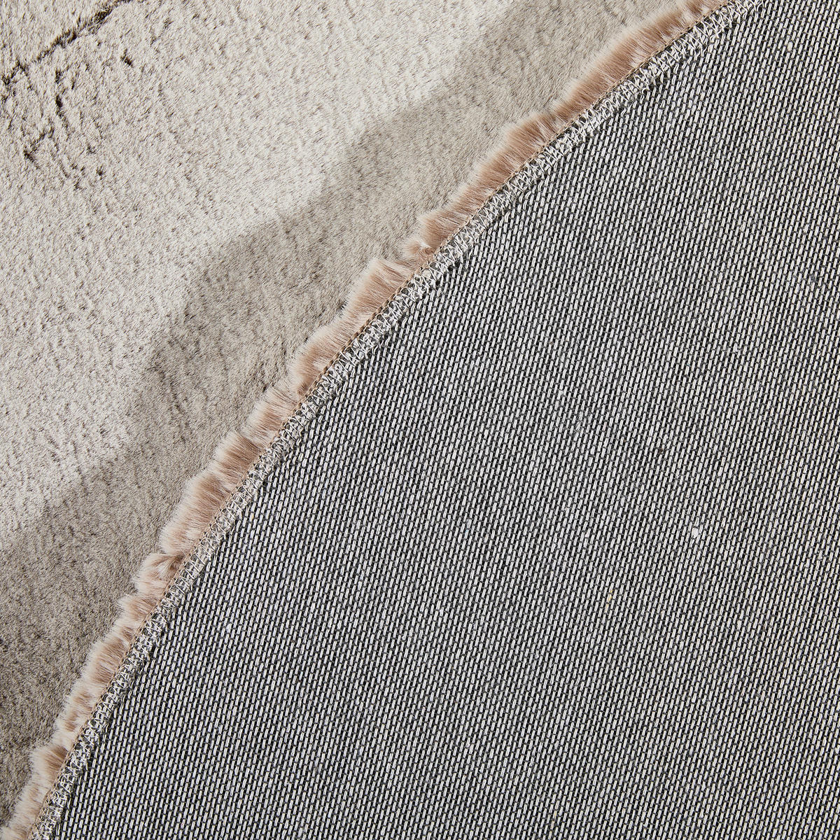 HOCHFLORTEPPICH 160 cm Braun, Weiß  - Braun/Weiß, Basics, Textil (160cm) - Novel