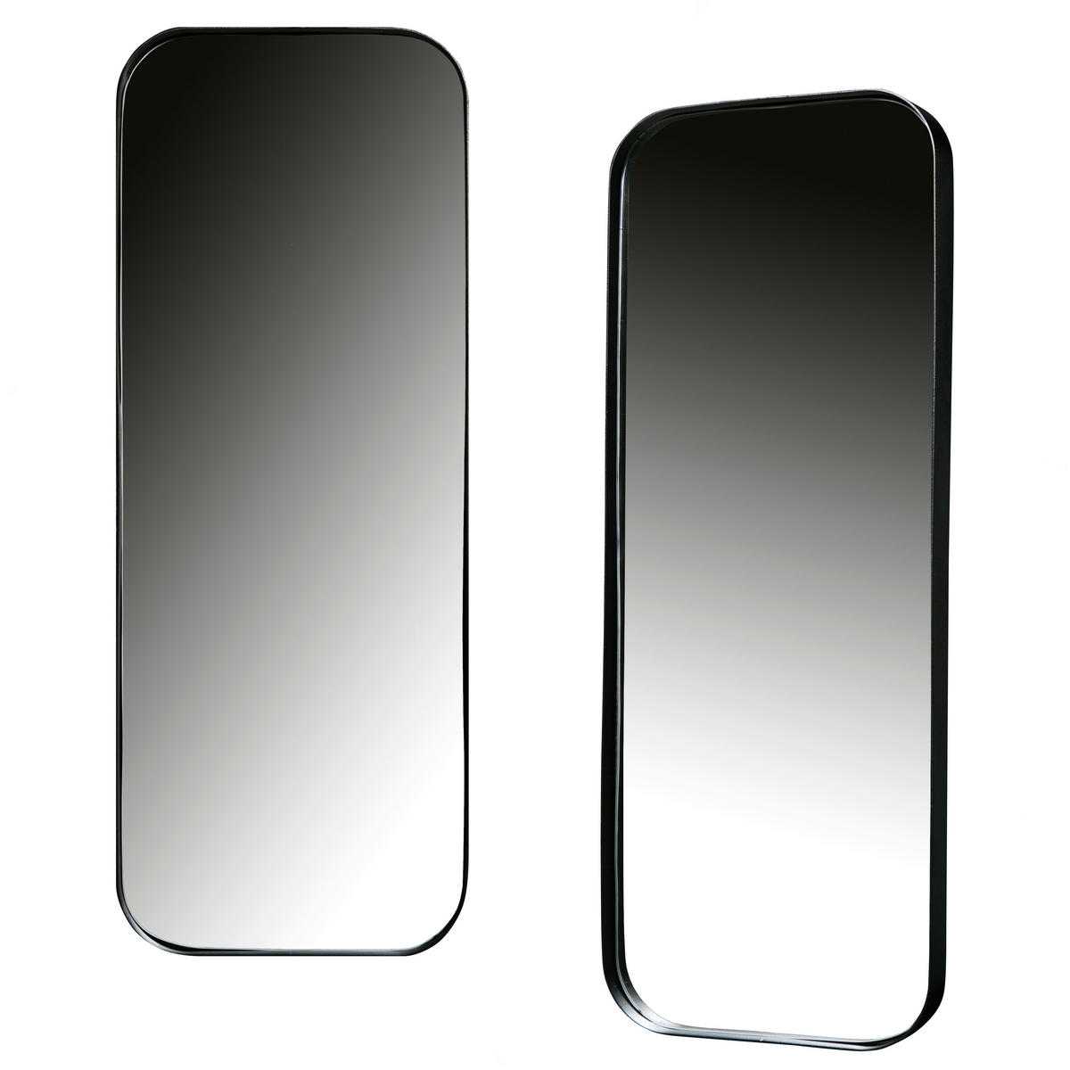 WANDSPIEGEL 40/110/5 cm  - Schwarz, Basics, Glas/Metall (40/110/5cm) - Livetastic