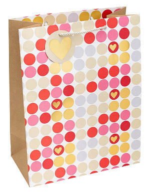 GESCHENKTASCHE  - Basics, Papier (26/33,5/13,5cm)