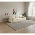 SCHLAFSOFA  in Cord Creme  - Creme/Schwarz, Design, Textil (232/85/92cm) - Xora