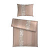 BETTWÄSCHE STRIPES DK Satin  - Beige, Design, Textil (140cm) - Dieter Knoll