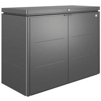 KISSENBOX - Dunkelgrau, Design, Metall (160/118/70cm) - Biohort