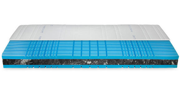 TASCHENFEDERKERNMATRATZE Emotion S60 Hybrid 90/200 cm Höhe ca. 21 cm  - Weiß, Basics, Textil (90/200cm) - Novel