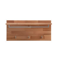 GARDEROBENPANEEL  in 80/36/28 cm  - Kernbuche/Grau, Natur, Holz/Metall (80/36/28cm) - Linea Natura