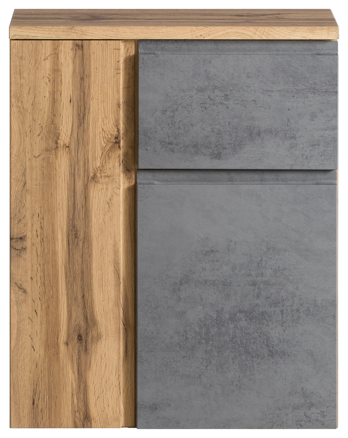 UNTERSCHRANK in   - Eiche Wotan/Hellgrau, Modern, Holzwerkstoff (65/79/35cm) - Held