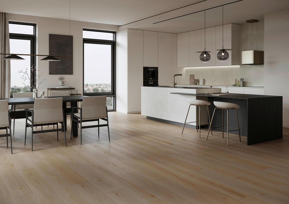 VINYLBODEN Barlinek SPC Apricot Oak  per  m² - Eichefarben, Design, Kunststoff (19,8/0,55/123,4cm) - Barlinek