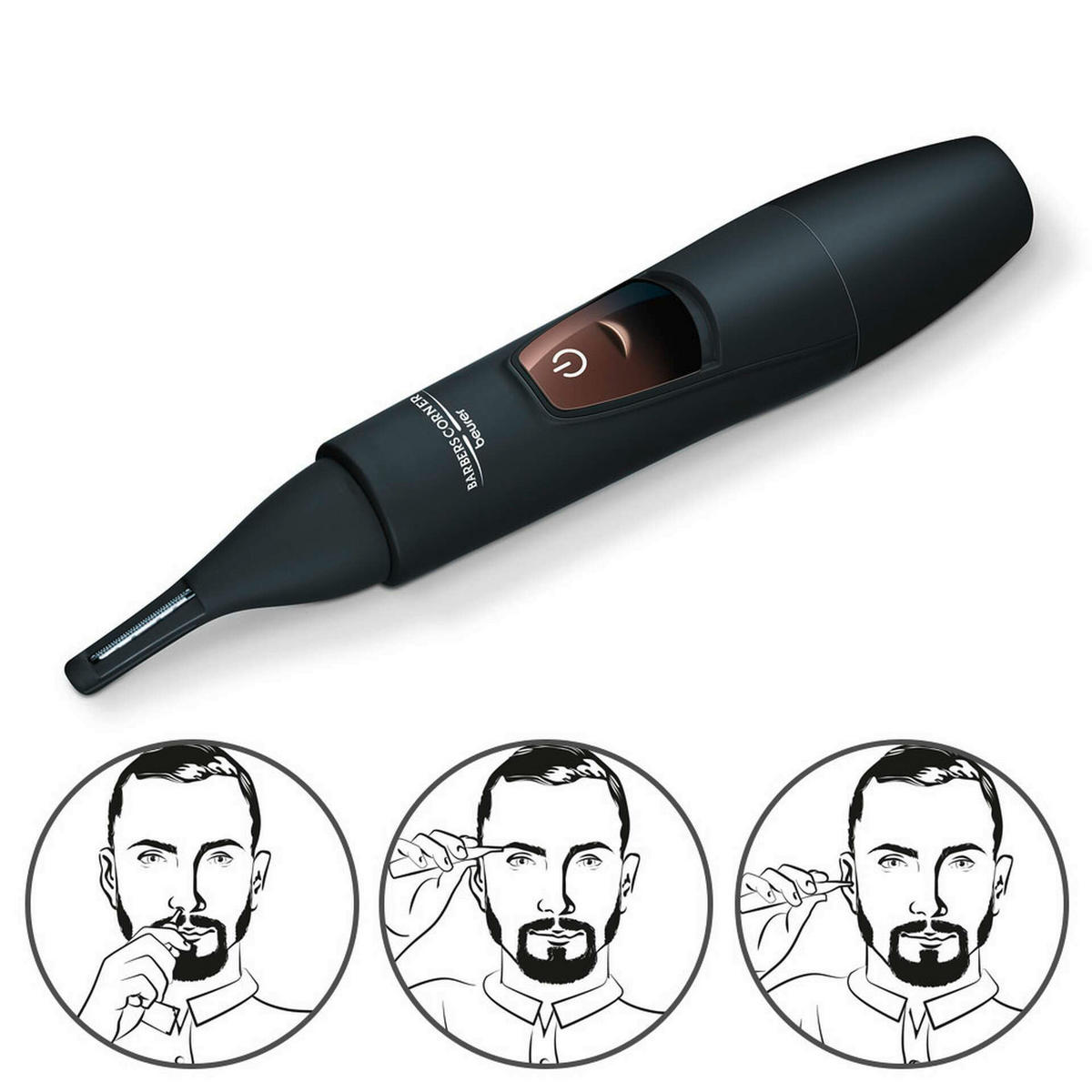 HERRENRASIERER - Schwarz, Basics (4,7/7,5/19,6cm) - Beurer