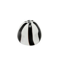 VASE 18 cm  - Schwarz/Weiß, Trend, Glas (21/18cm) - Ambia Home