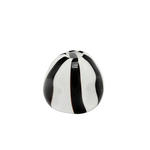 VASE 18 cm  - Schwarz/Weiß, Trend, Glas (21/18cm) - Ambia Home