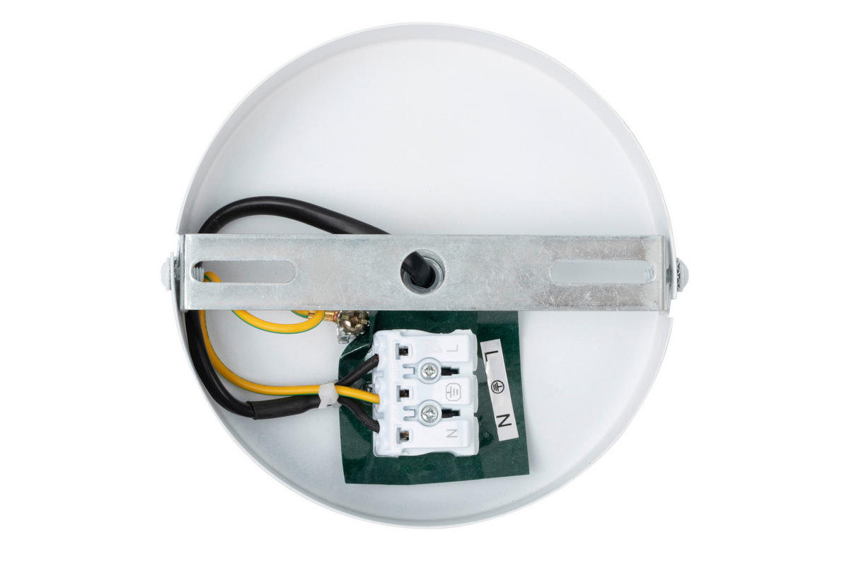 WANDLEUCHTE 35/11 cm   - Weiß, Design, Kunststoff/Metall (35/11cm) - Collet's Monde