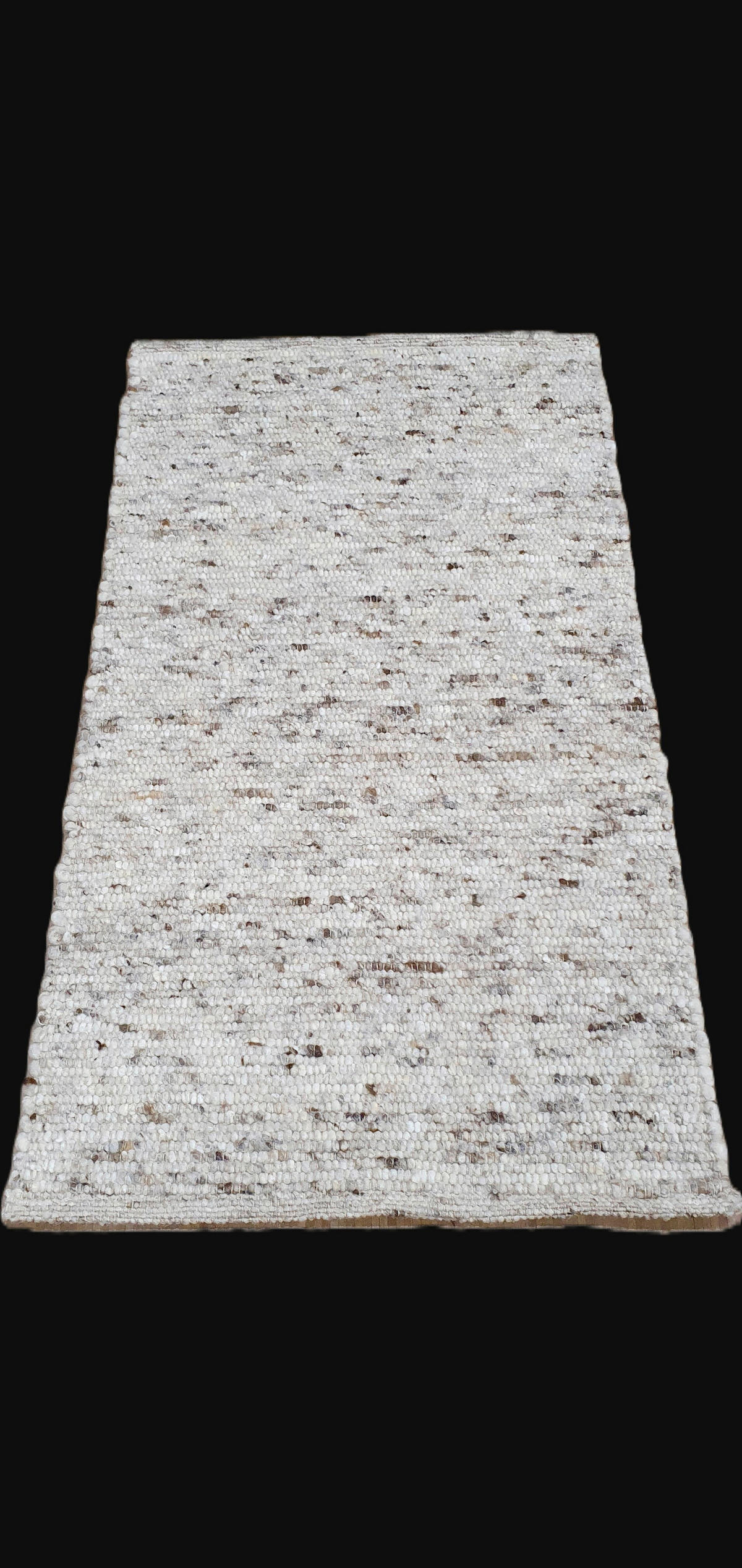 HANDWEBTEPPICH 70/130 cm Vieste Graubraun  - Graubraun, Basics, Textil (70/130cm) - Linea Natura