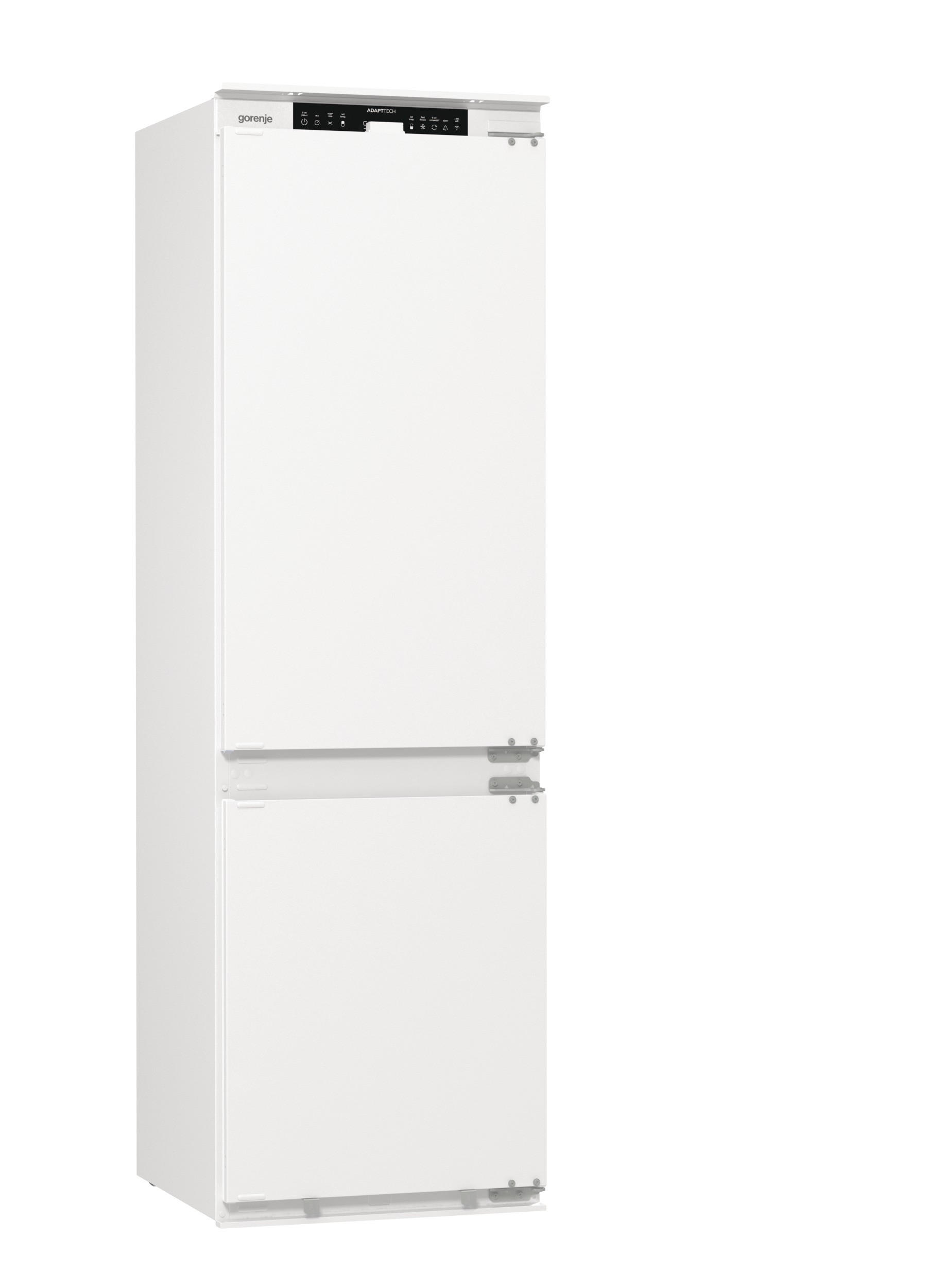 KÜHL-GEFRIER-KOMBINATION NRKI519D61WF  - Weiß, Metall (54/193,2/54,5cm) - Gorenje