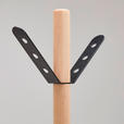 KLEIDERSTÄNDER in Schwarz 37/177/37 cm   - Schwarz, Basics, Holz/Kunststoff (37/177/37cm) - Carryhome