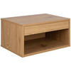 NACHTSCHRANK 50/24,3/35 cm  - Eichefarben, MODERN, Holzwerkstoff (50/24,3/35cm) - MID.YOU