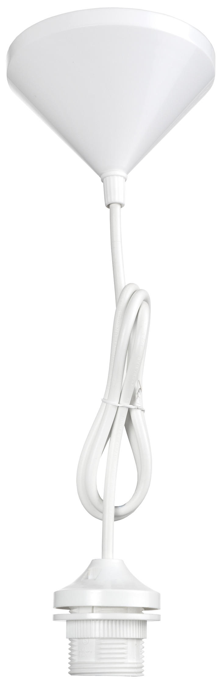 UPPHÄNGNINGSANORDNING  i vit  - vit, Basics, plast (150/11/11cm)