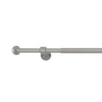 VORHANGSTANGENSET   - Hellgrau, Basics, Metall (120/8/3.3cm)
