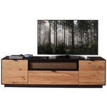 LOWBOARD  in 200/55/45 cm  - Eichefarben/Schwarz, Design, Holz/Holzwerkstoff (200/55/45cm) - Novel