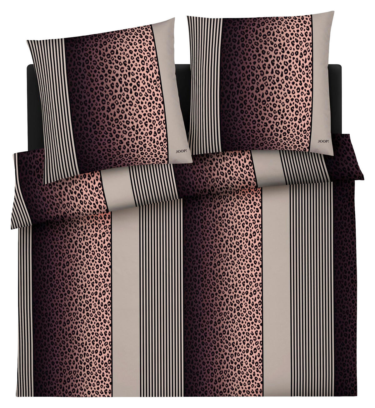 BETTWÄSCHE Joop! Leo Makosatin 200/200 cm  - Taupe, Design, Textil (200/200cm) - Joop!