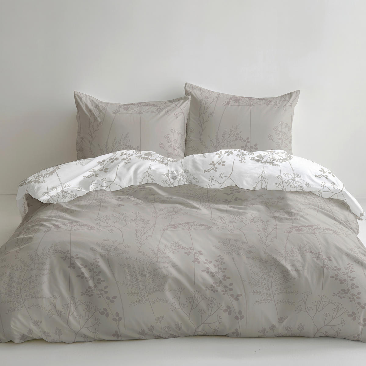 BETTWÄSCHE 3-teilig Flanell 200/240 cm  - Beige, Design, Textil (200/240cm) - Florella
