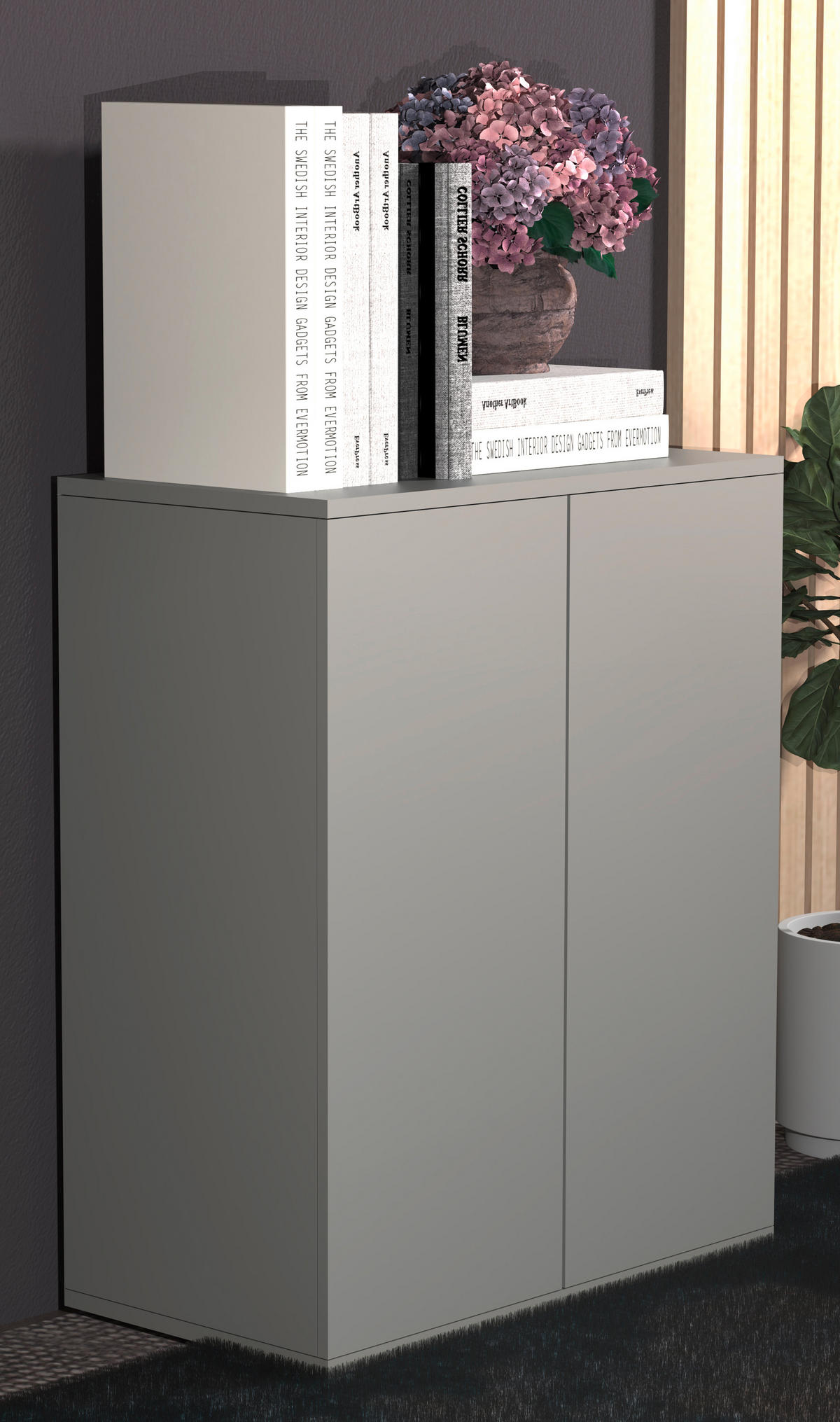 KOMMODE 60/73/32 cm  in Grau  - Grau, Design, Holzwerkstoff (60/73/32cm) - MID.YOU
