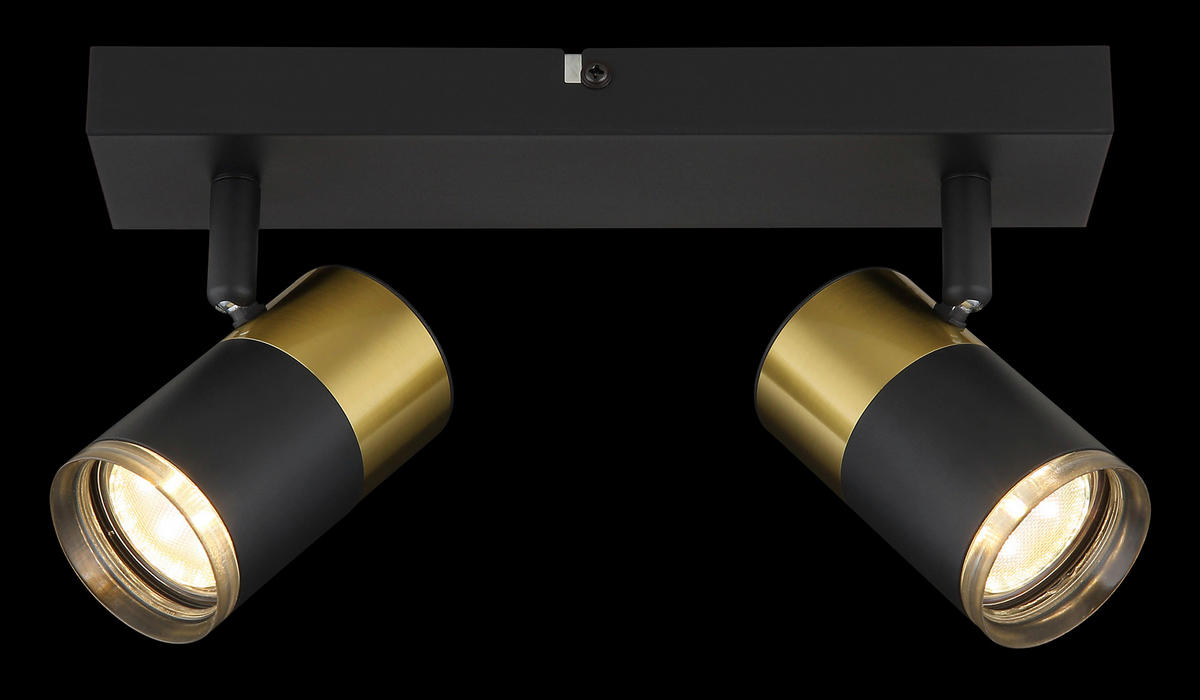 STRAHLER - Dunkelgrau/Schwarz, Design, Kunststoff/Metall (26/6/12cm) - Globo