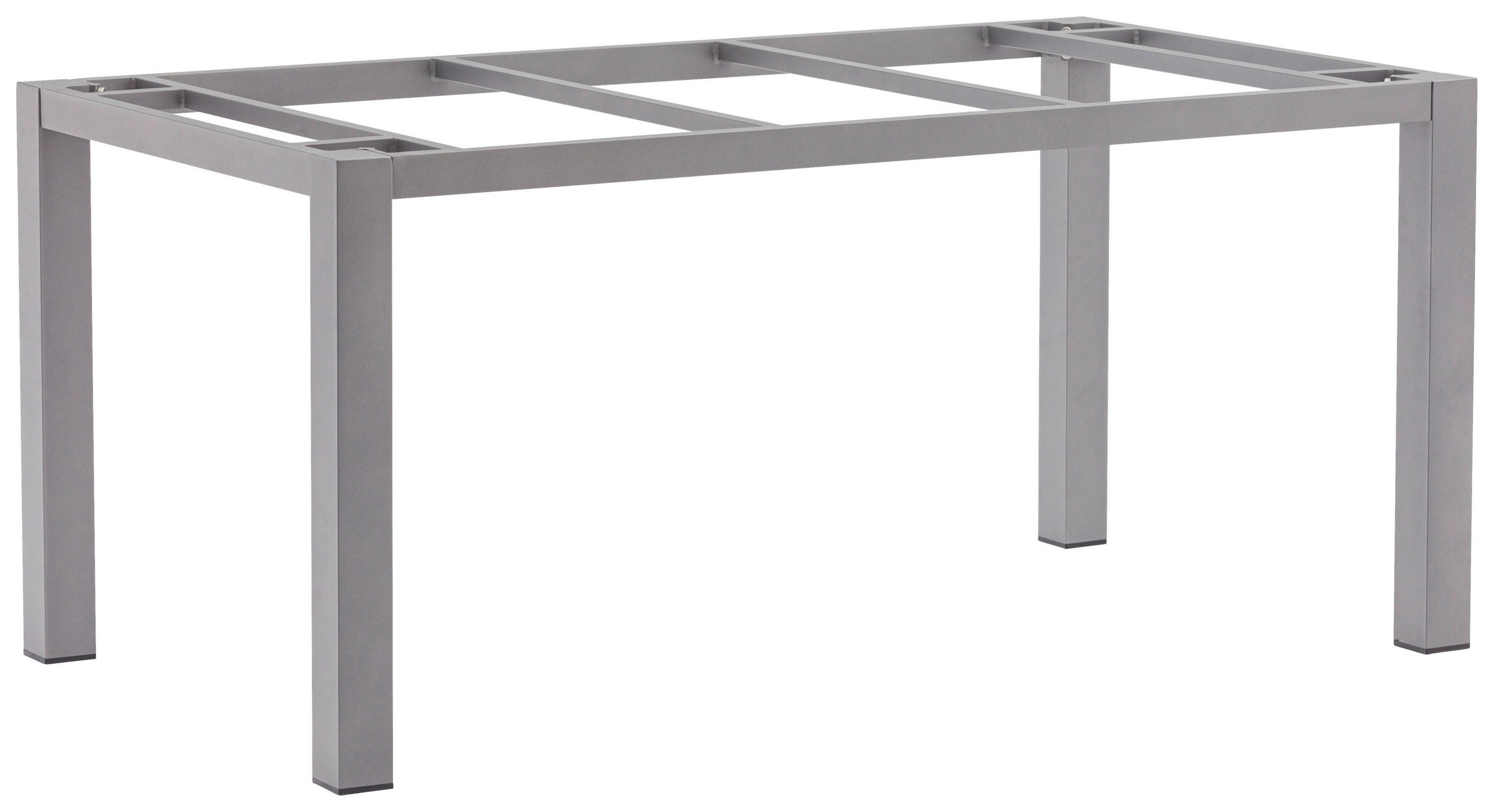 GARTENTISCHGESTELL 160/90/74 cm Metall  - Grau, Design, Metall (160/90/74cm) - Zebra 