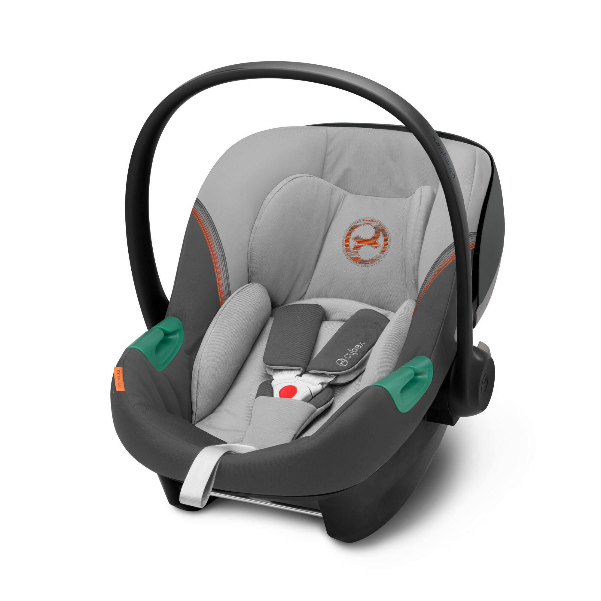 BABYSCHALE Aton S2 i-Size  - Dunkelgrau/Grau, Basics, Kunststoff/Textil (45,8/38/72cm) - Cybex