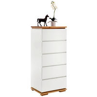 KOMMODE Chiaro  in  - Eichefarben/Weiß, Design, Holz/Holzwerkstoff (51/115/40cm)