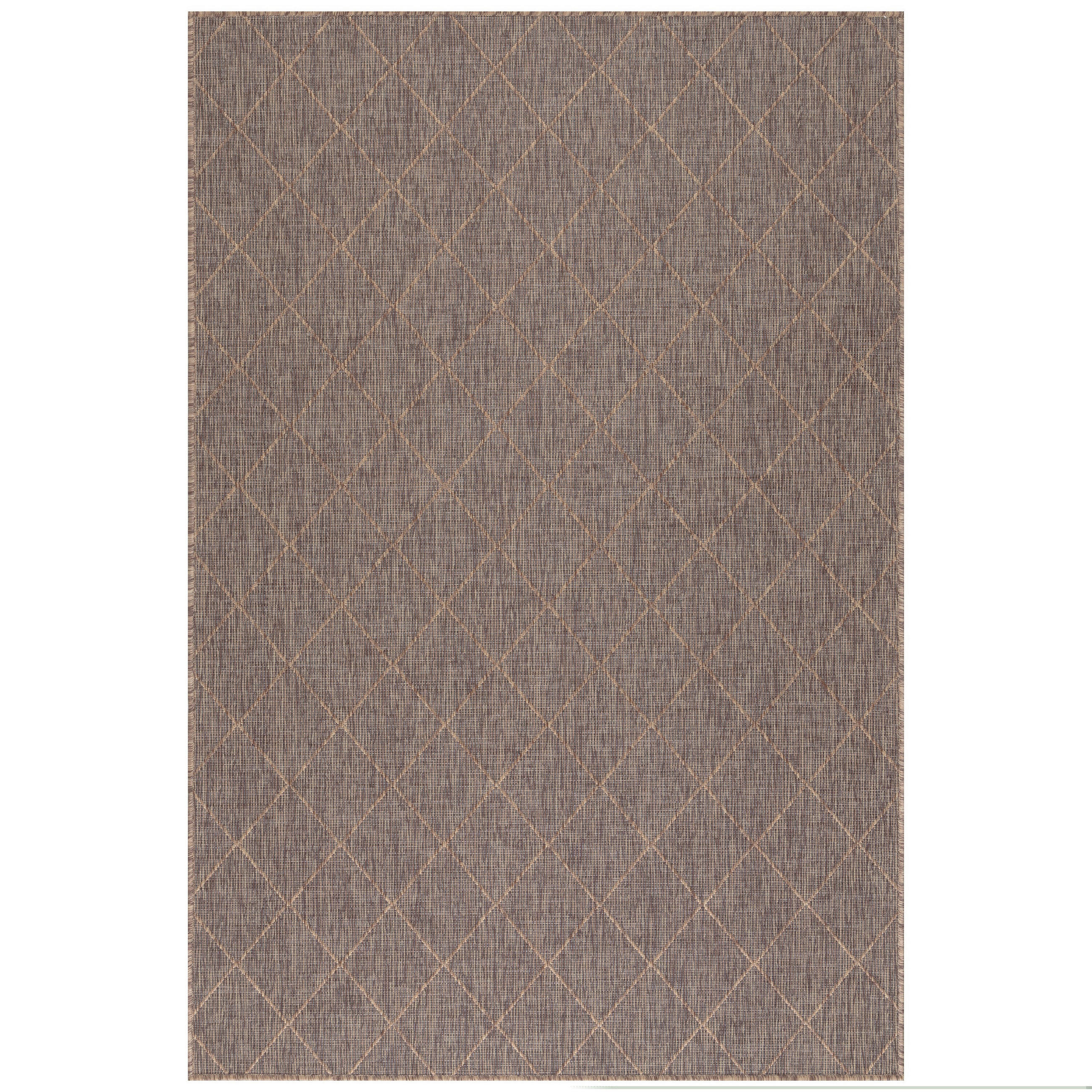 OUTDOORTEPPICH 120/170 cm Zagora Braun, Schwarz  - Schwarz/Braun, Basics, Textil (120/170cm) - Novel