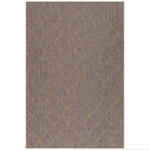 In- und Outdoorteppich 120/170 cm Zagora Braun, Schwarz  - Schwarz/Braun, Basics, Textil (120/170cm) - Novel